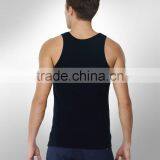 100%Cotton Fitness Black Gym Vest for Men thumbnail-3