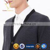 Excellent Mens Knitted Wool Pure Cashmere Cardigan thumbnail-4