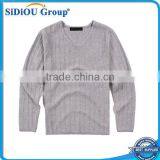 New Fashion Gray Long Sleeve Sweater thumbnail-1