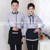 Custom New Design Fashionable Embroidery Logo Hotel Receptionist Uniforms Wholesale thumbnail-1