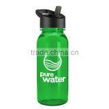 USA Made 18 Oz. Tritan Bottle With Flip Straw Lid - BPA-free, Dishwasher Safe and Comes With Your Logo thumbnail-3