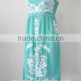 Fashion Strapless Embroidered Mexican Dress Wholesale Mexico Clothing thumbnail-5