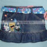 7-16 Girls Denim Skirts#9M5431-42