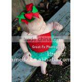 Newborn Baby Kelly Green Lace Petti Panties Bloomers thumbnail-1