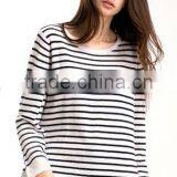 Hot Sale Ladies Winter Striped Thin Pullover Sweater With Lowest Price thumbnail-2