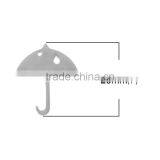 Stainless Steel Cut Out Charms Umbrella Silver Tone Drop thumbnail-2
