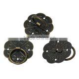 Antique Bronze Flower Jewelry Wooden Box Case Cabinet Drawer Pull Handle Knobs thumbnail-3