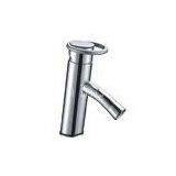 Modern Ceramic Kitchen Basin Tap Faucets , Deck Mounted Taps With Annular Handle