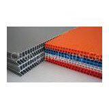 Grey / Orange / Green Flame Retardant PP Hollow Sheet For Floor Protection