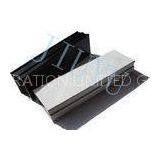 Rectangular Black Tube Stamped Metal Parts / Aluminum Stamping Accessories thumbnail-1