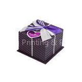 OEM / ODM Large Cardboard Christmas Gift Packaging Boxes For Toy , Butterfly Ribbon