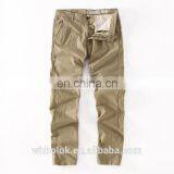Men's Slub Cotton Pants Tapered Fit Casual Pants Mens Slim Fit Pants thumbnail-2