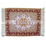 printed carpet rug mouse pad with fringe