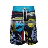 2015 Custom printing logo 4 ways stretch board shorts with competitive price for men