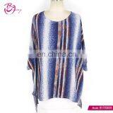 Guangzhou New Trend Round Neck New Designs Casual Women Blouses