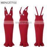 Oem Fashion Dress Women One Piece Long Dress , Sexy Bandage Fishtail Dresses for Women Bodycon thumbnail-1