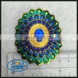 factory price custom luxury diamond decration printed 3d wine label with sticker