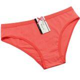 Yun Meng Ni Sexy Underwear Plain Colors Bikini Briefs Breathable Cotton Panties For Women thumbnail-3