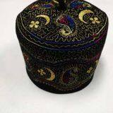 Sierra Leone Embroidered Wool Cap Africa Embroidered Wool Cap / Muslim Embroidered Wool Cap thumbnail-2