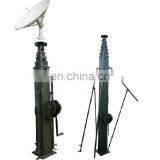 18m to 20m Telescoping Manual Winch Mast for Microwave Antenna With Rotating Base thumbnail-2