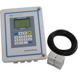 Digital Display Wall Mounted Clamp On Ultrasonic Digital Water Flow Meter thumbnail-3