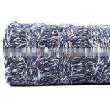 Factory Price Solid Color Navy Cable Knitted 100%Acrylic Blanket thumbnail-2