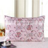 16mm 20*30 Inch Printed Satin Double Side 100% Pure Silk Pillow Case 100% Mulberry With Invisible Zipper For Home Hotel Decor thumbnail-5