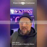 Drop Shipping No MOQ Rebow Promotion Price Custom LED Butterfly Angle Wing Neon Sign thumbnail-1