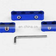 CHROME ENGINE SPARK PLUG WIRE SEPARATOR DIVIDER CLAMP KIT thumbnail-4