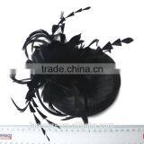 New Design Fashion Black Hairwear Fascinator With Feather Flower thumbnail-5