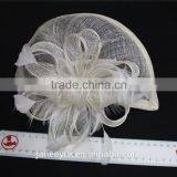 Wholesale Party/Races Sinamay Flower Fascinator Headband With Feather thumbnail-6