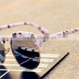 2016 Round Frame Oversize Cat Eye Reflective UV400 Sunglasses thumbnail-3