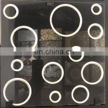 New Item Polished Crystal Tile Interior Gold Silver Plated Polished Crystal Decorative Wall Porcelain Tiles