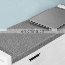 White Shoe Bench Shoe Rack Shoe Cabinet Hallway Storage Bench With Seat Cushion thumbnail-2