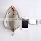 Waterproof Nylon Fabric Wholesale Earphone Data Line Charger Cable Line Small Easy Carry Storage Case Buggy Bag thumbnail-2