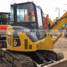 Japan Komatsu PC55 Mini Crawler Excavator for Sale thumbnail-2