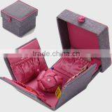 Mini Fabric Jewelry Packaging Box,jewelry Box Custom Logo,jewelry Box Velvet thumbnail-3