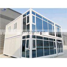 2020 China Two Story Container House Prefab Glass Small Movable House Cheap Prefab Houses