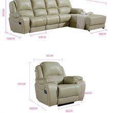 Space Leather Sofa Cabin Simple Sofa Living Room Multifunctional Size Apartment Comfortable Sofa Leather Art Corner Sofa thumbnail-4