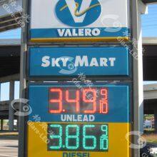 888.8 Red Led Fuel Price Sign Display Board thumbnail-5