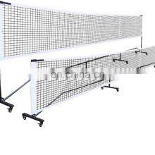 Outdoor Retractable Portable Pickleball Net With 22FT Wide 36 Inch Height at Side Lines Pickleball Net With Wheels thumbnail-1