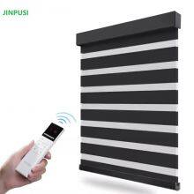 Roller Blinds Shades Blackout Fabric Screen Smart Automatic Electric Motorized Remote Control Indoor Window Blinds thumbnail-5