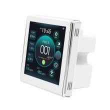 Smart 4 Inch Fresh Air Ventilation System CO2 VOC PM2.5 Temperature Humidity Color Screen Monitor Controller thumbnail-4