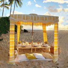 Custom Logo Beach Cabana OEM Service Available Quick Dry Fabric With Carry Bag thumbnail-4