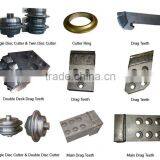 Drag Tooth/tunnelling Tool/tungsten Carbide Cutters for Shield Machine thumbnail-3