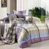 Pigment Print Geometry Check Bedding Cotton Duvet Cover Bed Set thumbnail-1