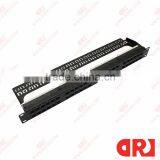 New Arrive RJ45 Female Cat6 1U 48 Ports Patch Panel