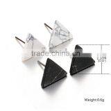 High Quality Fashion Jewellery White Turquoise 3 Gram Gold Beautiful Designed Earrings thumbnail-2