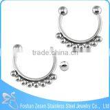 New Arrival Thai Style U Shape Septum Piercing Fake Crystal thumbnail-6