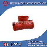 Ductile Iron Grooved Pipe Fittings Tee